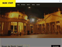 Tablet Screenshot of musicstaff.it